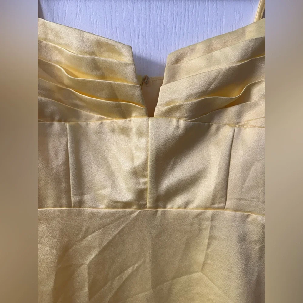 Princess Polly Della Mini Dress Butter Yellow - Picture 8 of 16